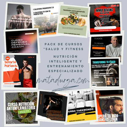 Pack de cursos "Salud y Fitness"