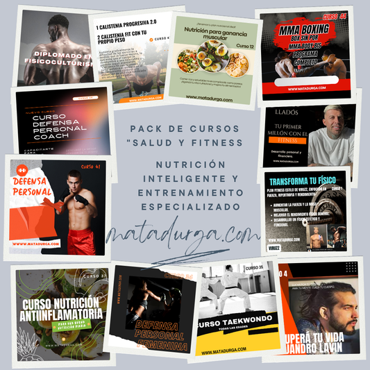 Pack de cursos "Salud y Fitness"