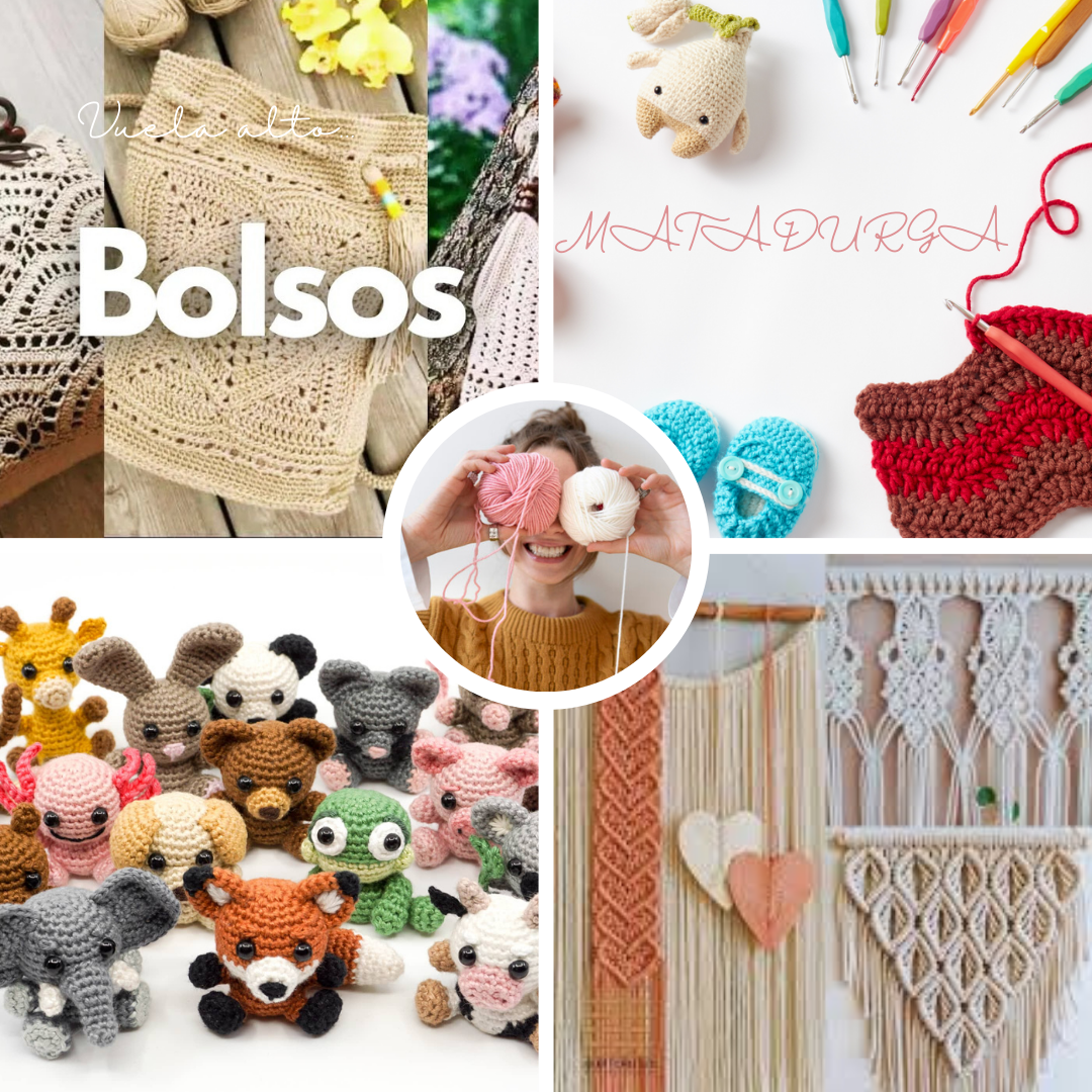 Crochet, macramé, amigurumi y trapillo