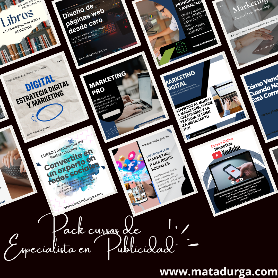 Pack cursos "Especialista en Publicidad"