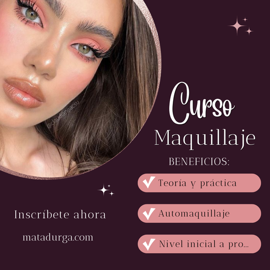 "Curso de Maquillaje de Nivel Inicial a Pro"